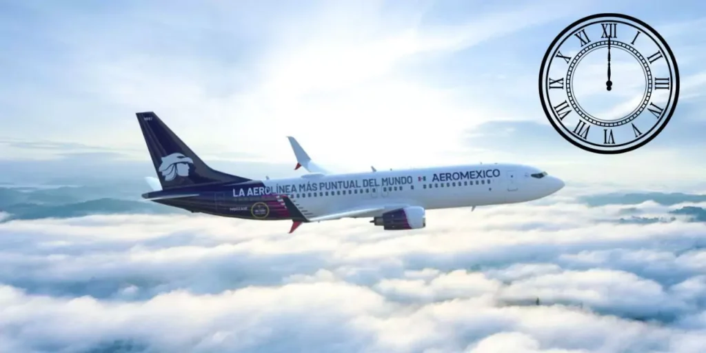 Aeroméxico is once again the most punctual airline in the world in 2025, according to Cirium